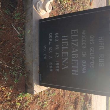 SLABBERT Elizabeth Helena 1898-1988