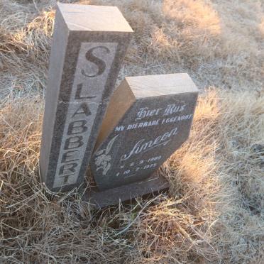 SLABBERT Simeon 1909-1975