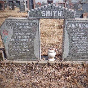 SMITH Gerhardus J.J. 1961-1996 :: SMITH John Henry 1962-2009