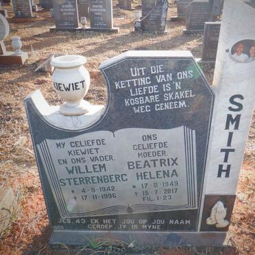 SMITH Willem Sterrenberg 1942-1996 &amp; Beatrix Helena 1949-2017