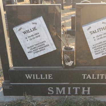 SMITH Willie 1924-1970 &amp; Talitha 1928-2018