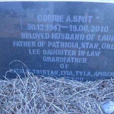 SMIT Corrie A. 1947-2010