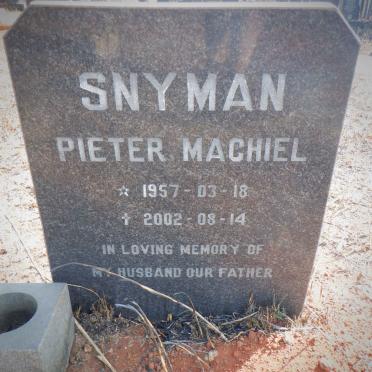 SNYMAN Pieter Machiel 1957-2002