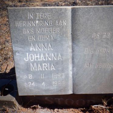 STOOP Anna Johanna Maria 1887-1982