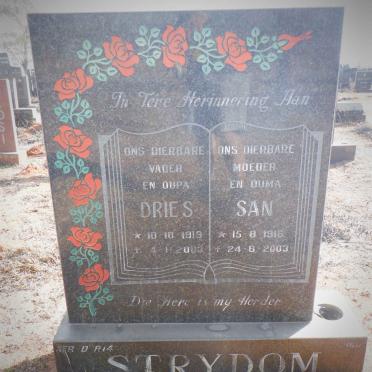 STRYDOM Dries 1919-2003 &amp; San 1916-2003