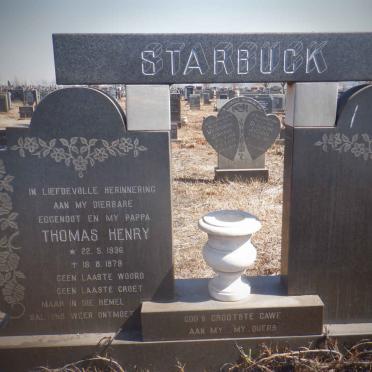 STARBUCK Thomas Henry 1936-1979