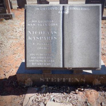 STEFFENS Nicolaas Kasparis 1943-1989