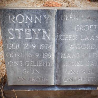 STEYN Ronny 1974-1993