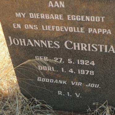 STEENBERG Johannes Christian 1924-1978 &amp; Johanna Maria 1928-2017