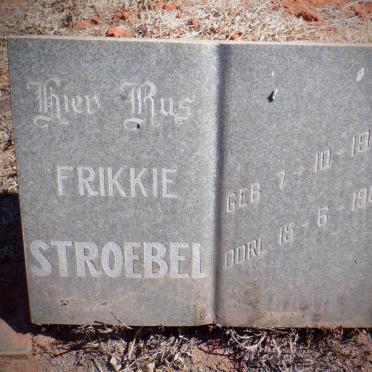 STROEBEL Frikkie 1919-1981