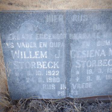 STORBECK Willem J. 1922-1980 &amp; Gesiena M.E. 1921-1989