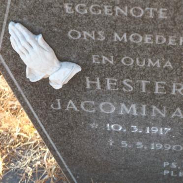 STADEN Jacobus Frederick, van 1915- &amp; Hester Jacomina 1917-1990