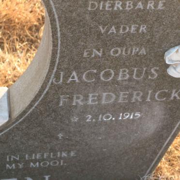 STADEN Jacobus Frederick, van 1915- &amp; Hester Jacomina 1917-1990