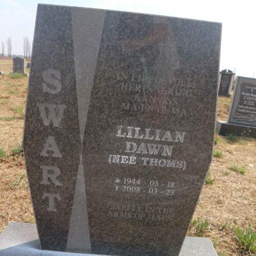 SWART Lillian Dawn nee THOMS 1944-2008