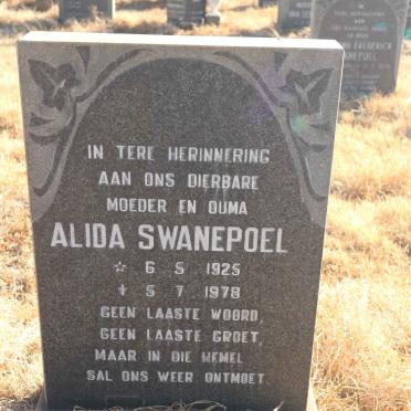 SWANEPOEL Alida 1925-1978