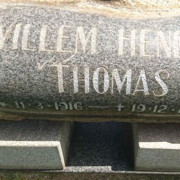 SWANEPOEL Willem Hendrik Thomas 1916-1976 &amp; Hester Maria Gertruida 1917-1996