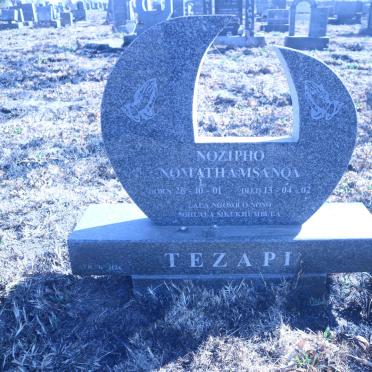 TEZAPI Nozipho Nomathamsanqa 2001-2002