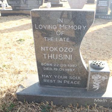 THUSINI Ntokozo 1987-1997