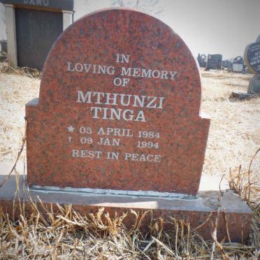 TINGA Mthunzi 1984-1994