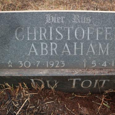 TOIT Christoffel Abraham, du 1923-1988