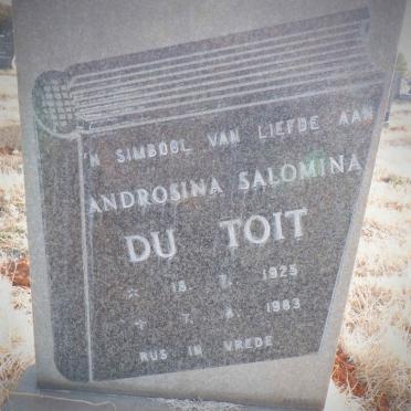 TOIT Androsina Salomina, du 1925-1983