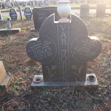 TONDER Johan, van 1953-1988 &amp; Leonie 1960-