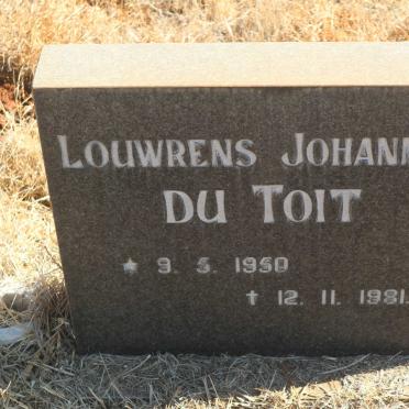 TOIT Louwrens Johannes, du 1950-1981