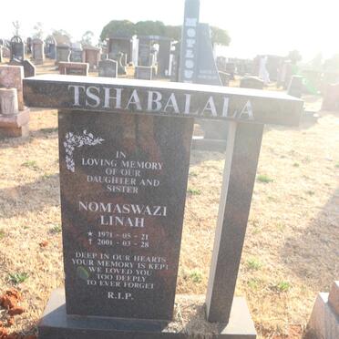 TSHABALALA Nomaswazi Linah 1971-2001
