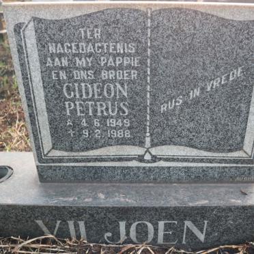 VILJOEN Gideon Petrus 1949-1988
