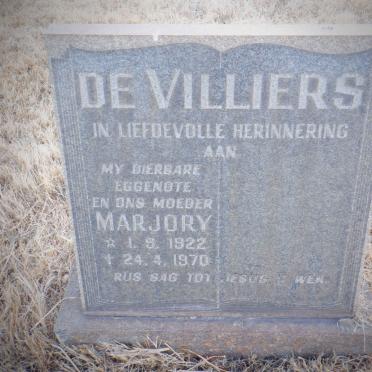 VILLIERS Marjory, de 1922-1970