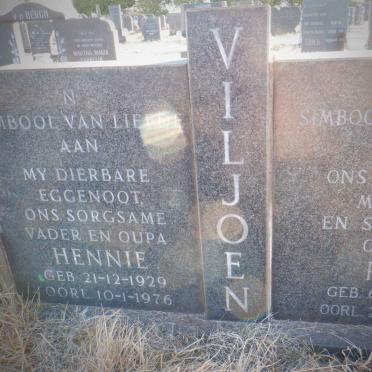VILJOEN Hennie 1929-1976 &amp; Ria 1929-1992