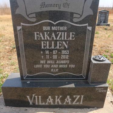 VILAKAZI Fakazile Ellen 1953-2012