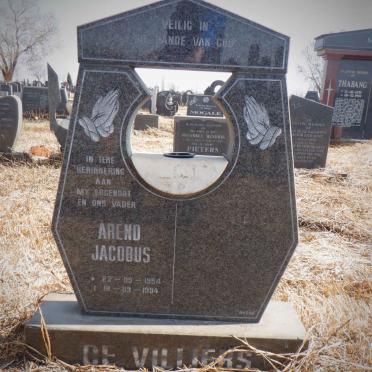 VILLIERS Arend Jacobus, de 1954-1994