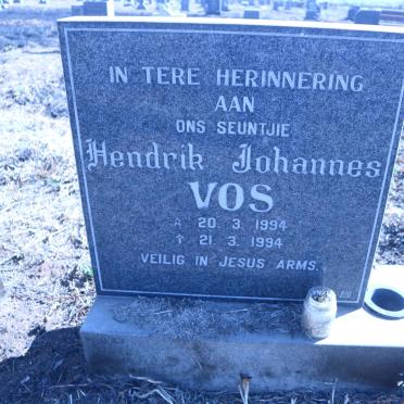 VOS Hendrik Johannes 1994-1994