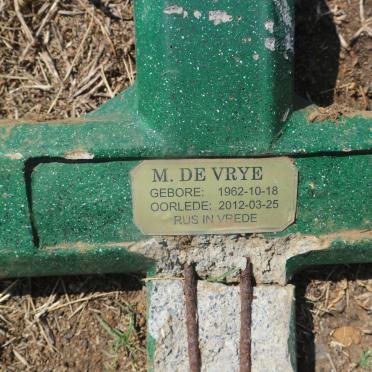 VRYE M., de 1962-2012