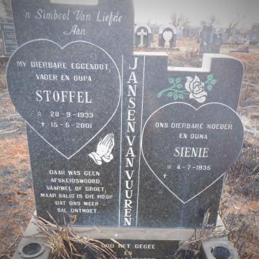 VUUREN Stoffel, Jansen van 1933-2001 &amp; Sienie 1935-