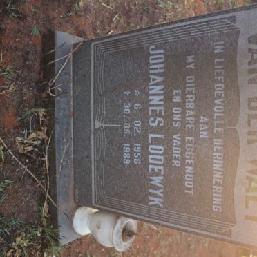 WALT Johannes Lodewyk, van der 1956-1989