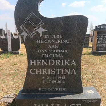 WALLACE Hendrika Christina 1942-2012