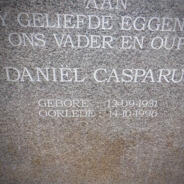 WAHL Daniel Casparus 1931-1996