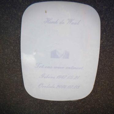 WAAL Henk, de 1947-2014