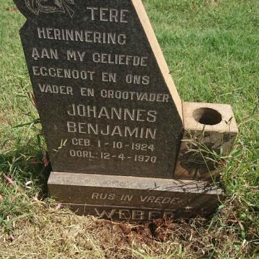 WEBER Johannes Benjamin 1924-1970 