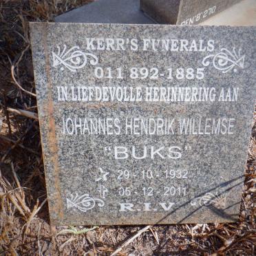 WILLEMSE Johannes Hendrik 1932-2011