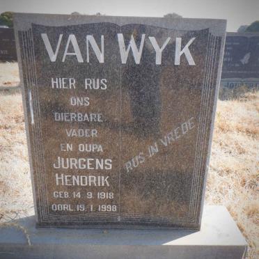 WYK Jurgens Hendrik, van 1918-1998