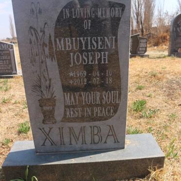 XIMBA Mbuyiseni Joseph 1969-2012