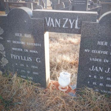ZYL Jan J.C., van 1933-1989 &amp; Phyllis G. 1934-1980