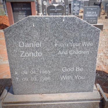 ZONDO Daniel 1965-1996