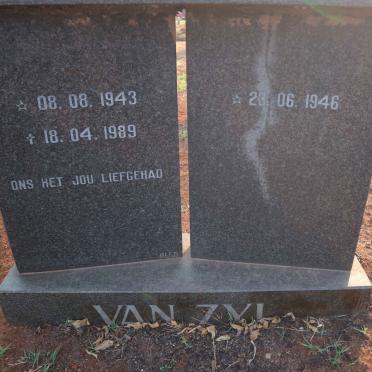 ZYL Frik, van 1943-1989 &amp; Mary 1946-