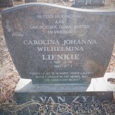 ZYL Carolina Johanna Wilhelmina, van 1951-1997