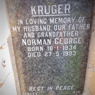 KRUGER Norman George 1934-1993 