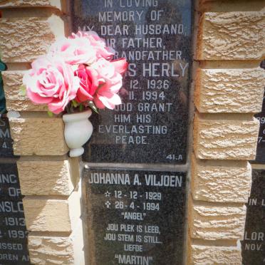 HERLY ? 1936-1994 :: VILJOEN Johanna A. 1929-1994